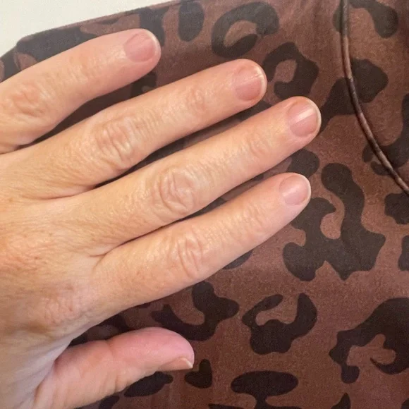 Leopard Print Sweatshirt in Brown - Picture 3 of 6